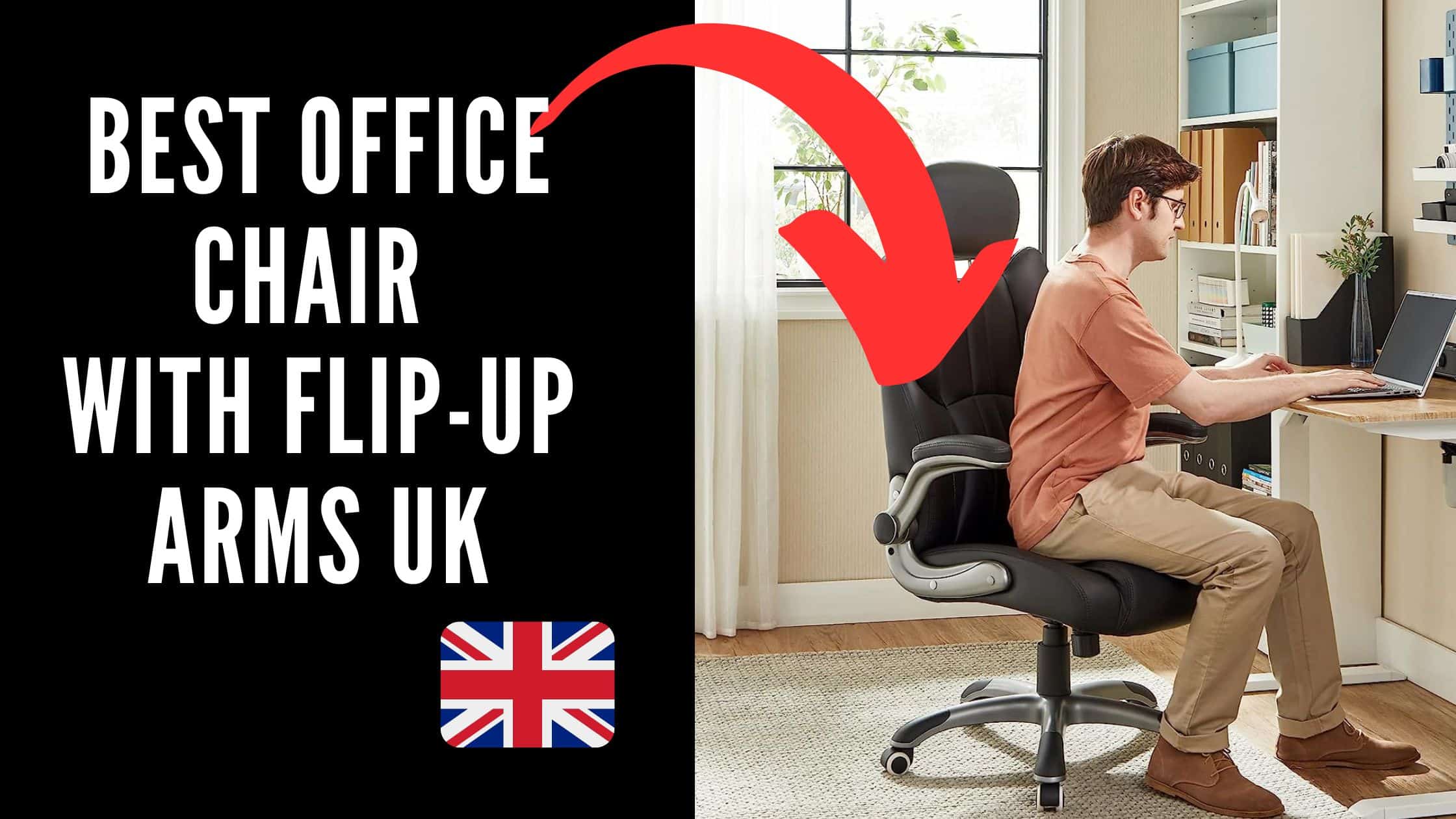best office chair with flip up arms uk