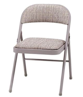 deluxe steel folding chair