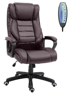 6 point heat and massage office chair