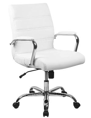 cream white leather cheap executive office chair