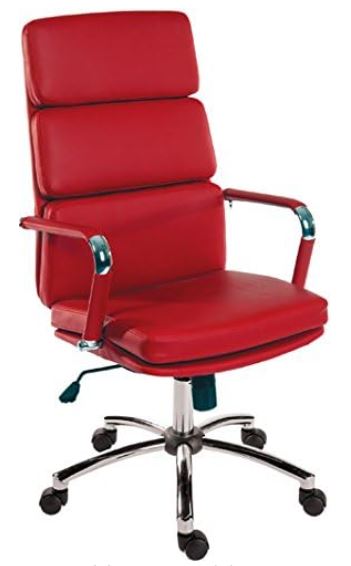 red leather executive office chair uk