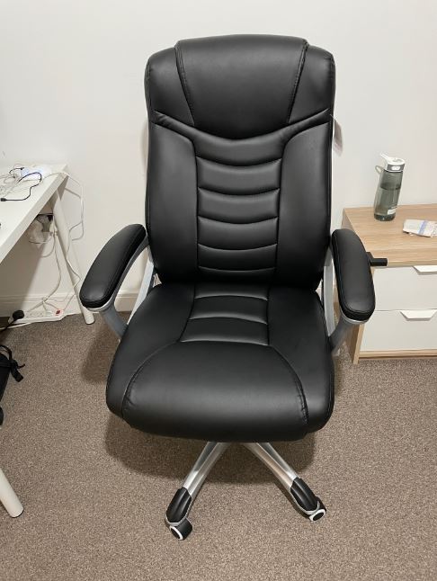 view of executive ergonomic office chair for back pain our unboxing package arrival home office 