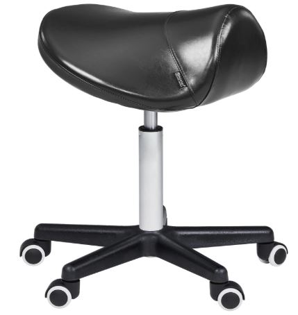 chiro orthopaedic saddle chair for lower back pain