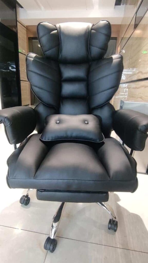 view of unboxed racingreat high back executive office chair uk tried and tested for several week unboxing purchased package arrival at home testing experience