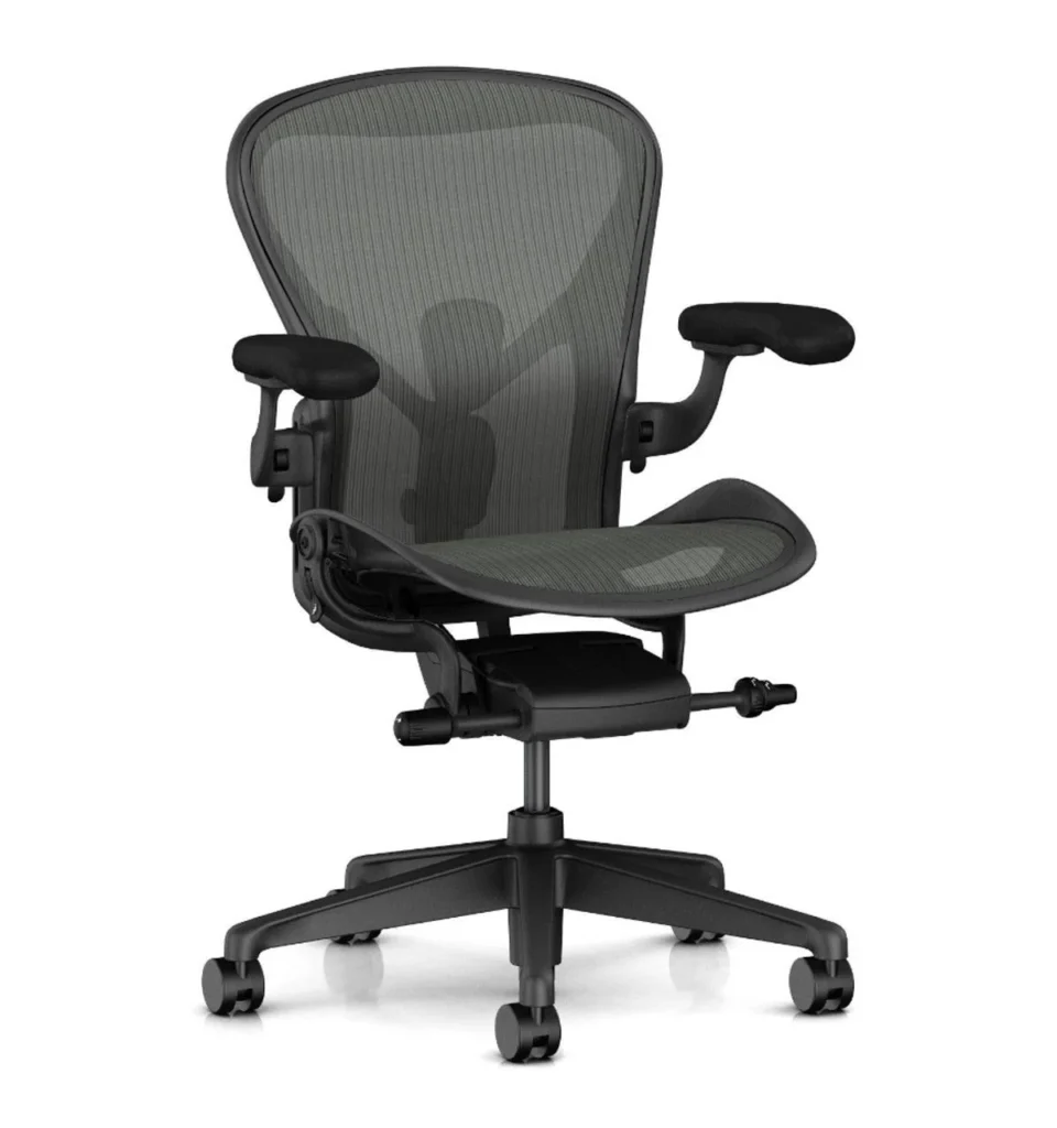 herman miller aeron (size c) office chair for tall person uk